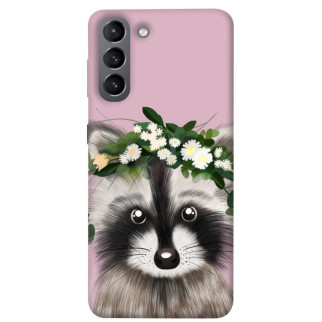 Чохол itsPrint Raccoon in flowers для Samsung Galaxy S21 - Інтернет-магазин спільних покупок ToGether