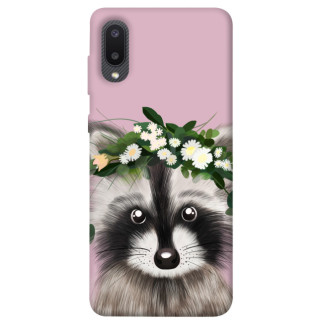 Чохол itsPrint Raccoon in flowers для Samsung Galaxy A02 - Інтернет-магазин спільних покупок ToGether