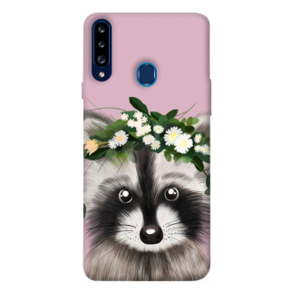 Чохол itsPrint Raccoon in flowers для Samsung Galaxy A20s - Інтернет-магазин спільних покупок ToGether