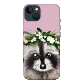 Чохол itsPrint Raccoon in flowers для Apple iPhone 13 (6.1") - Інтернет-магазин спільних покупок ToGether