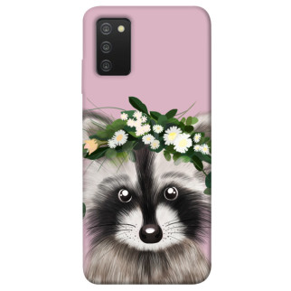 Чохол itsPrint Raccoon in flowers для Samsung Galaxy A03s - Інтернет-магазин спільних покупок ToGether