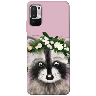 Чохол itsPrint Raccoon in flowers для Xiaomi Redmi Note 10 5G - Інтернет-магазин спільних покупок ToGether