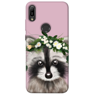 Чохол itsPrint Raccoon in flowers для Huawei Y6 (2019) - Інтернет-магазин спільних покупок ToGether