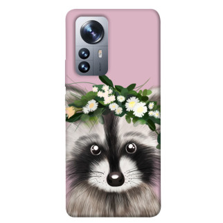 Чохол itsPrint Raccoon in flowers для Xiaomi 12 / 12X - Інтернет-магазин спільних покупок ToGether