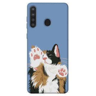 Чохол itsPrint Funny cat для Samsung Galaxy A21 - Інтернет-магазин спільних покупок ToGether
