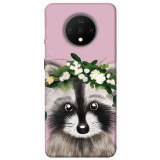 Чохол itsPrint Raccoon in flowers для OnePlus 7T - Інтернет-магазин спільних покупок ToGether