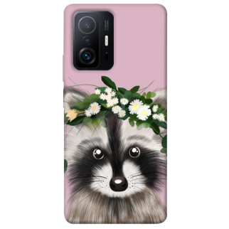 Чохол itsPrint Raccoon in flowers для Xiaomi 11T / 11T Pro - Інтернет-магазин спільних покупок ToGether