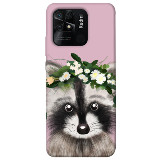 Чохол itsPrint Raccoon in flowers для Xiaomi Redmi 10C - Інтернет-магазин спільних покупок ToGether