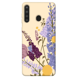 Чохол itsPrint Flowers art для Samsung Galaxy A21 - Інтернет-магазин спільних покупок ToGether