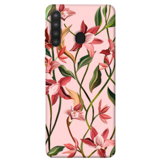 Чохол itsPrint Floral motifs для Samsung Galaxy A21 - Інтернет-магазин спільних покупок ToGether