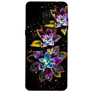 Чохол itsPrint Flowers on black для Samsung A530 Galaxy A8 (2018) - Інтернет-магазин спільних покупок ToGether
