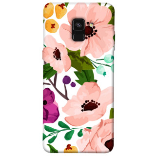 Чохол itsPrint Акварельні квіти для Samsung A530 Galaxy A8 (2018) - Інтернет-магазин спільних покупок ToGether