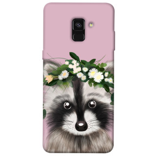 Чохол itsPrint Raccoon in flowers для Samsung A530 Galaxy A8 (2018) - Інтернет-магазин спільних покупок ToGether