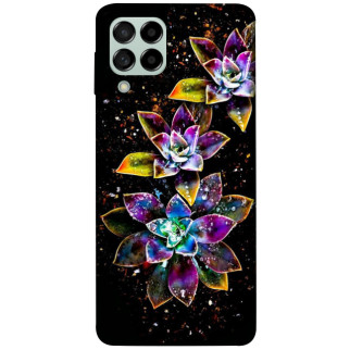 Чохол itsPrint Flowers on black для Samsung Galaxy M53 5G - Інтернет-магазин спільних покупок ToGether