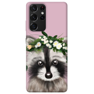 Чохол itsPrint Raccoon in flowers для Samsung Galaxy S21 Ultra - Інтернет-магазин спільних покупок ToGether
