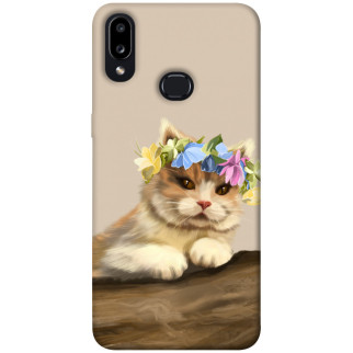 Чохол itsPrint Cat in flowers для Samsung Galaxy A10s - Інтернет-магазин спільних покупок ToGether