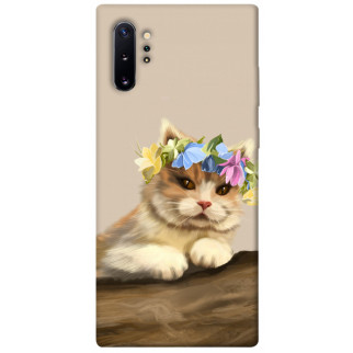 Чохол itsPrint Cat in flowers для Samsung Galaxy Note 10 Plus - Інтернет-магазин спільних покупок ToGether