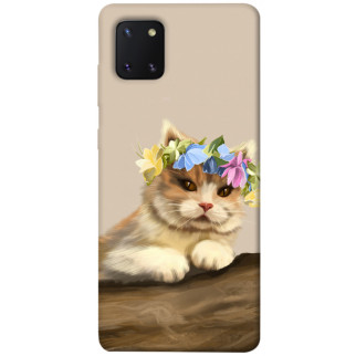 Чохол itsPrint Cat in flowers для Samsung Galaxy Note 10 Lite (A81) - Інтернет-магазин спільних покупок ToGether