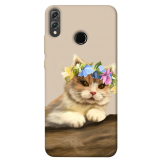 Чохол itsPrint Cat in flowers для Huawei Honor 8X - Інтернет-магазин спільних покупок ToGether