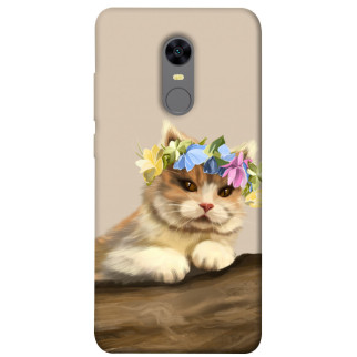 Чохол itsPrint Cat in flowers для Xiaomi Redmi 5 Plus / Redmi Note 5 (Single Camera) - Інтернет-магазин спільних покупок ToGether