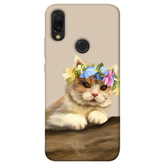 Чохол itsPrint Cat in flowers для Xiaomi Redmi 7 - Інтернет-магазин спільних покупок ToGether