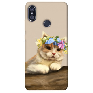 Чохол itsPrint Cat in flowers для Xiaomi Redmi Note 5 Pro / Note 5 (AI Dual Camera) - Інтернет-магазин спільних покупок ToGether