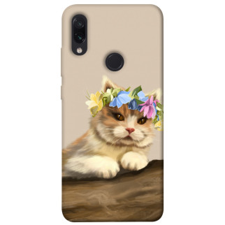 Чохол itsPrint Cat in flowers для Xiaomi Redmi Note 7 / Note 7 Pro / Note 7s - Інтернет-магазин спільних покупок ToGether