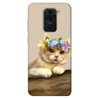 Чохол itsPrint Cat in flowers для Xiaomi Redmi Note 9 / Redmi 10X - Інтернет-магазин спільних покупок ToGether