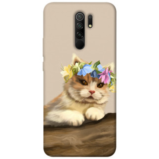 Чохол itsPrint Cat in flowers для Xiaomi Redmi 9 - Інтернет-магазин спільних покупок ToGether