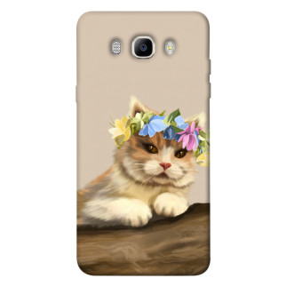 Чохол itsPrint Cat in flowers для Samsung J710F Galaxy J7 (2016) - Інтернет-магазин спільних покупок ToGether