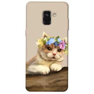 Чохол itsPrint Cat in flowers для Samsung A530 Galaxy A8 (2018) - Інтернет-магазин спільних покупок ToGether