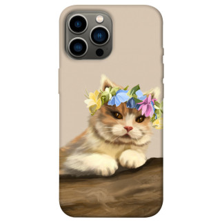 Чохол itsPrint Cat in flowers для Apple iPhone 12 Pro Max (6.7") - Інтернет-магазин спільних покупок ToGether