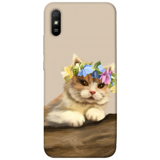 Чохол itsPrint Cat in flowers для Xiaomi Redmi 9A - Інтернет-магазин спільних покупок ToGether