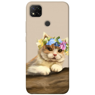 Чохол itsPrint Cat in flowers для Xiaomi Redmi 9C - Інтернет-магазин спільних покупок ToGether
