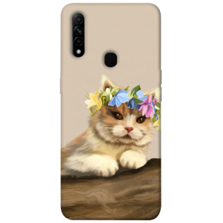 Чохол itsPrint Cat in flowers для Oppo A31 - Інтернет-магазин спільних покупок ToGether