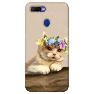 Чохол itsPrint Cat in flowers для Oppo A5s / Oppo A12 - Інтернет-магазин спільних покупок ToGether