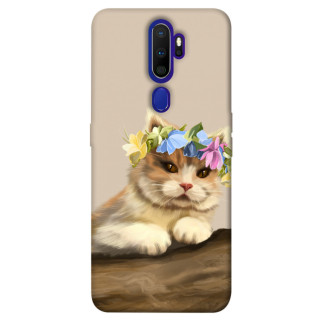 Чохол itsPrint Cat in flowers для Oppo A5 (2020) / Oppo A9 (2020) - Інтернет-магазин спільних покупок ToGether