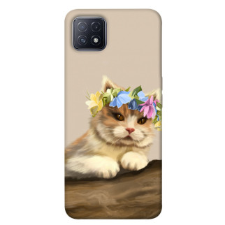 Чохол itsPrint Cat in flowers для Oppo A73 - Інтернет-магазин спільних покупок ToGether