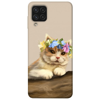 Чохол itsPrint Cat in flowers для Samsung Galaxy A22 4G - Інтернет-магазин спільних покупок ToGether