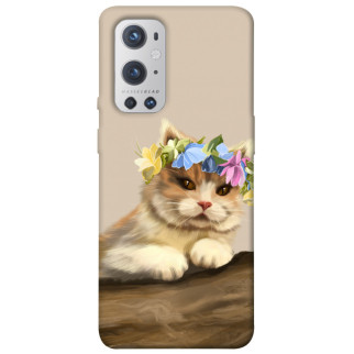 Чохол itsPrint Cat in flowers для OnePlus 9 Pro - Інтернет-магазин спільних покупок ToGether