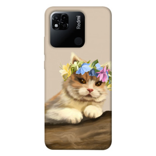 Чохол itsPrint Cat in flowers для Xiaomi Redmi 10A - Інтернет-магазин спільних покупок ToGether