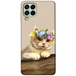 Чохол itsPrint Cat in flowers для Samsung Galaxy M53 5G - Інтернет-магазин спільних покупок ToGether