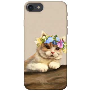 Чохол itsPrint Cat in flowers для Apple iPhone 7 / 8 (4.7") - Інтернет-магазин спільних покупок ToGether