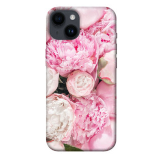 Чохол itsPrint Pink peonies для Apple iPhone 14 (6.1") - Інтернет-магазин спільних покупок ToGether