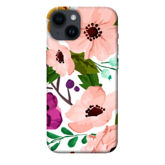 Чохол itsPrint Акварельні квіти для Apple iPhone 14 (6.1") - Інтернет-магазин спільних покупок ToGether