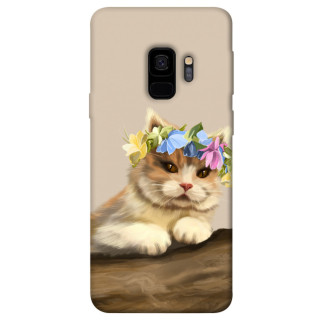 Чохол itsPrint Cat in flowers для Samsung Galaxy S9 - Інтернет-магазин спільних покупок ToGether