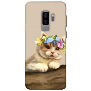 Чохол itsPrint Cat in flowers для Samsung Galaxy S9+ - Інтернет-магазин спільних покупок ToGether