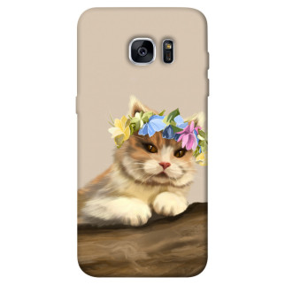 Чохол itsPrint Cat in flowers для Samsung G935F Galaxy S7 Edge - Інтернет-магазин спільних покупок ToGether