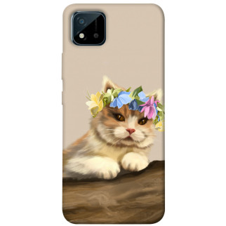 Чохол itsPrint Cat in flowers для Realme C11 (2021) - Інтернет-магазин спільних покупок ToGether