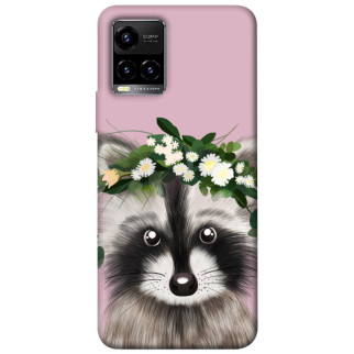 Чохол itsPrint Raccoon in flowers для Vivo Y21 / Y33s - Інтернет-магазин спільних покупок ToGether